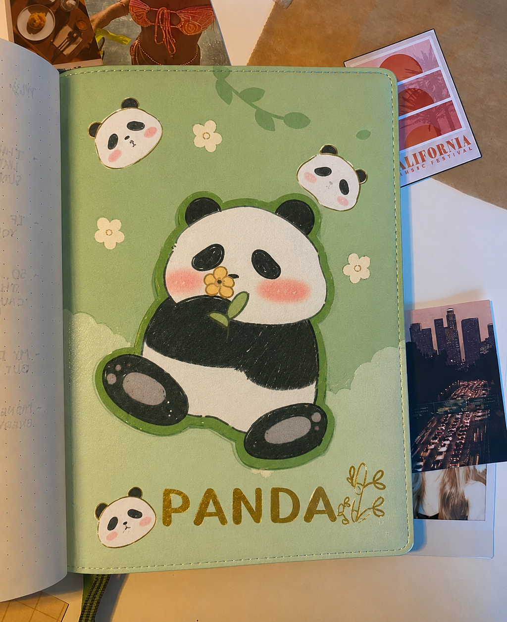 soft cover Panda diary