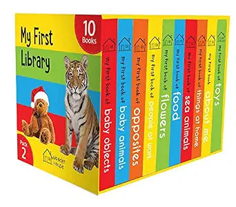 My First Library Pack 2: Boxset of 10 Board Books for Kids