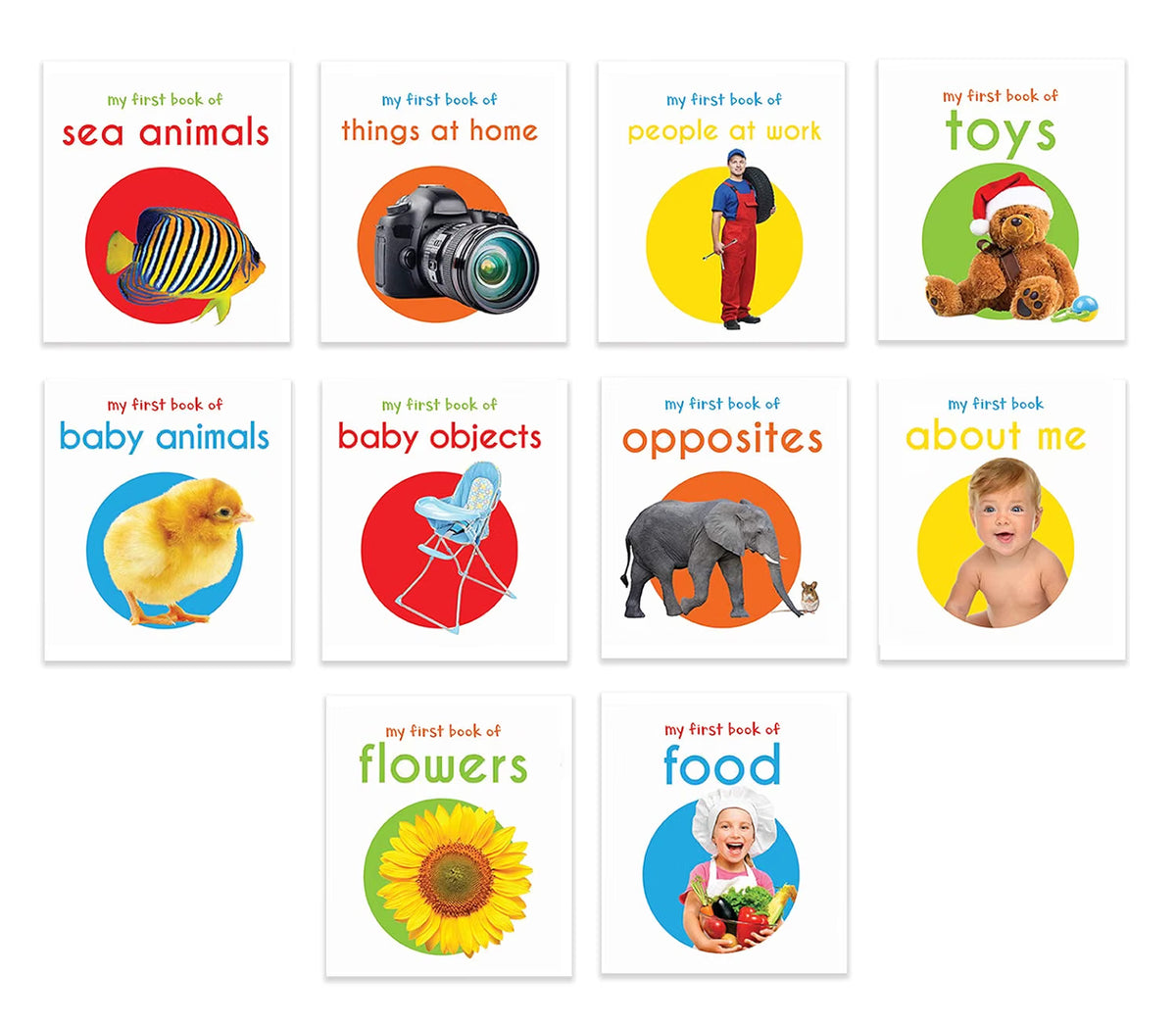 My First Library Pack 2: Boxset of 10 Board Books for Kids