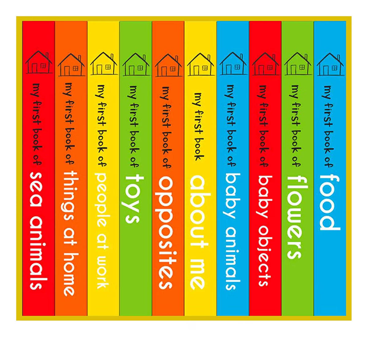 My First Library Pack 2: Boxset of 10 Board Books for Kids