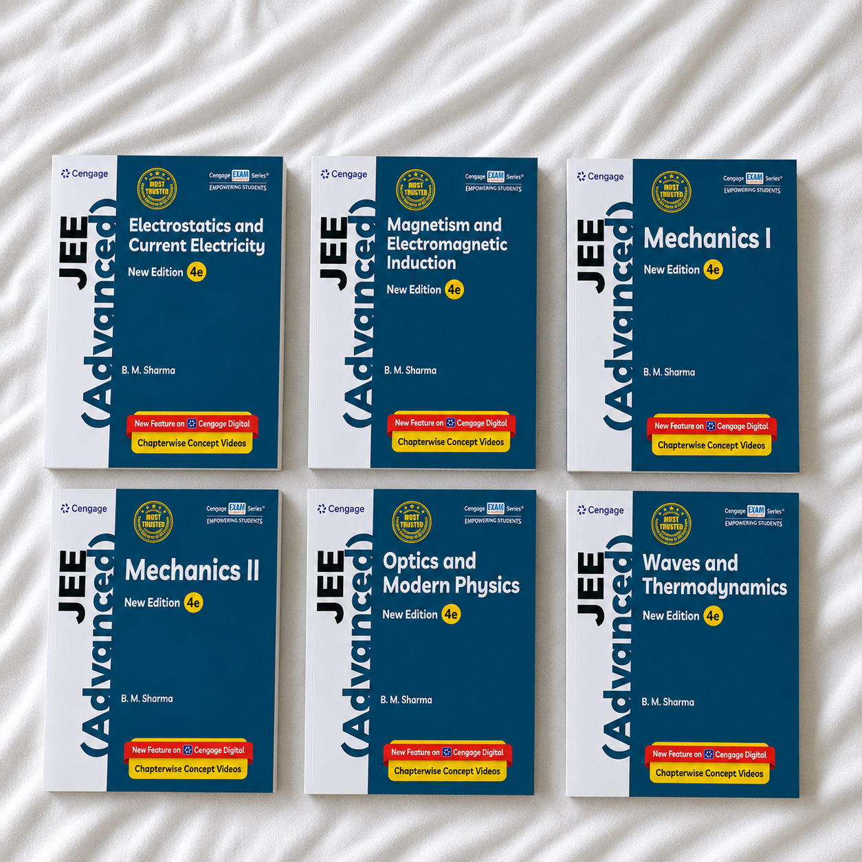 CENGAGE JEE PHYSICS COMBO (6 BOOKS) 4TH ED. - B M SHARMA