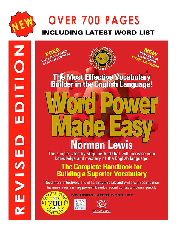 Word Power Made Easy - over 700 pages Paperback