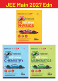 Disha Combo (3 Books) Errorless 202 Physics,Chemistry & Mathematics Chapter-wise & Topic-wise 25 Year JEE Mains Previous Year Solved Papers (2026 - 2002) 10th Edn|Fully Solved JEE MAINS 2027 PYQ Book