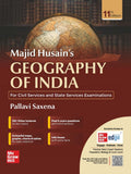 Majid Husain's Geography of India 11th Edition By Pallavi Saxena © 2025 | Published: March 3, 2025
