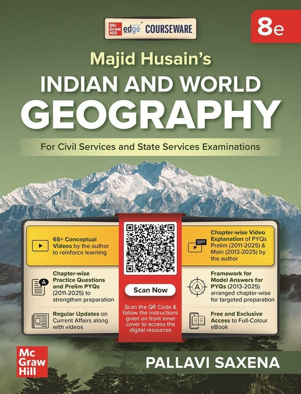 Courseware on Majid Husain's Indian and World Geography 8th Edition By Pallavi Saxena