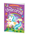 Hello Friend Books My Cool Colouring Book of Magical Unicorns: Jumbo Copy Colouring – Practice Drawing, Painting and Colouring with Reference for Kids
