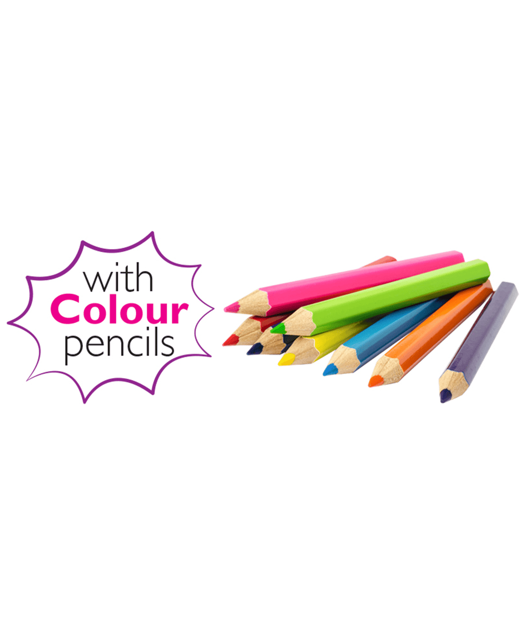 Hello Friend Books Creative Art Colouring Kit: Barnyard Friends – Art Kit with 8 Colour Pencils, Eraser and Colouring Book