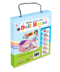 Hello Friend Books Make Your Own 3D Doll House: DIY Art and Craft Model Kit with Press Out Pieces and Instructions