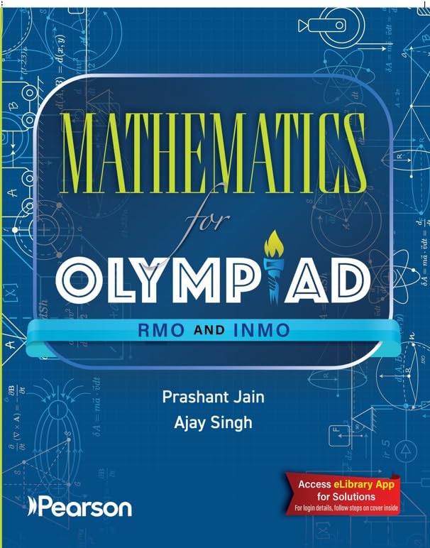 Mathematics for Olympiad by Pearson | For RMO, INMO By Prashant Jain, Ajay Singh