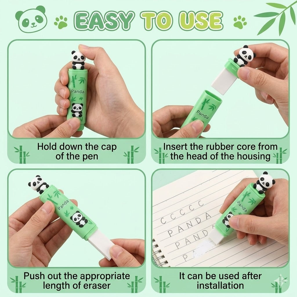 POPO PANDA PUSH PULL ERASER