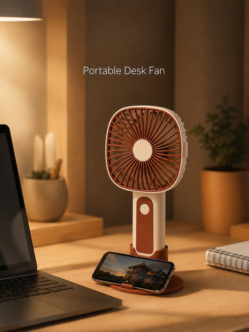 Rechargeable mini fan ( 3 speed) with USB charging