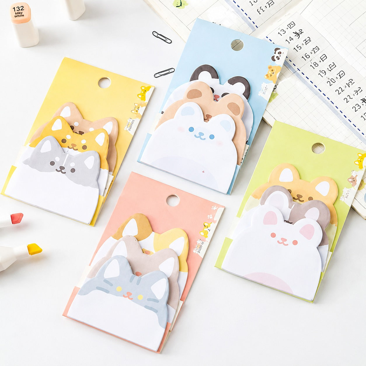 KIKI KITTENS & PUPPIES STICKY NOTES
