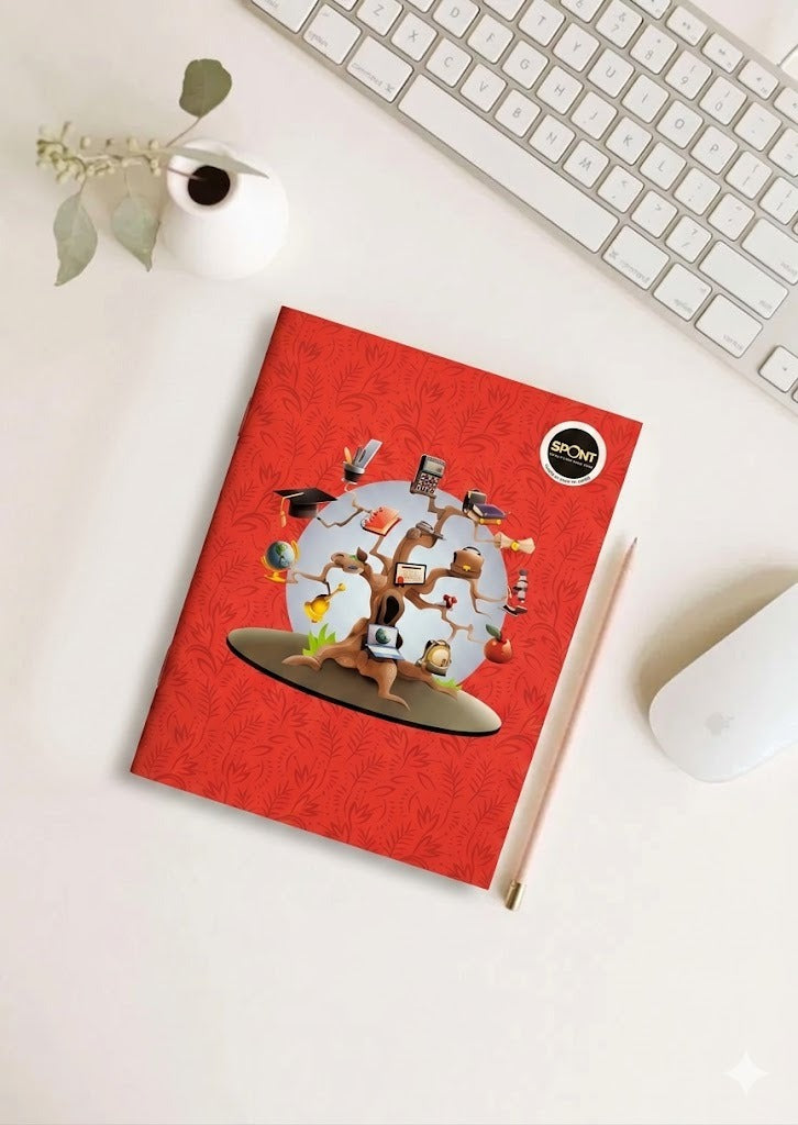 SPONT A5 TWO-LINE NOTEBOOK 160 PAGES 58GSM (SET OF THREE)