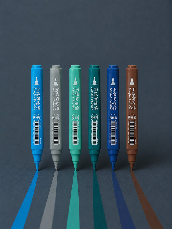 ACRYLIC SOFT PAINT PEN 6 PCS