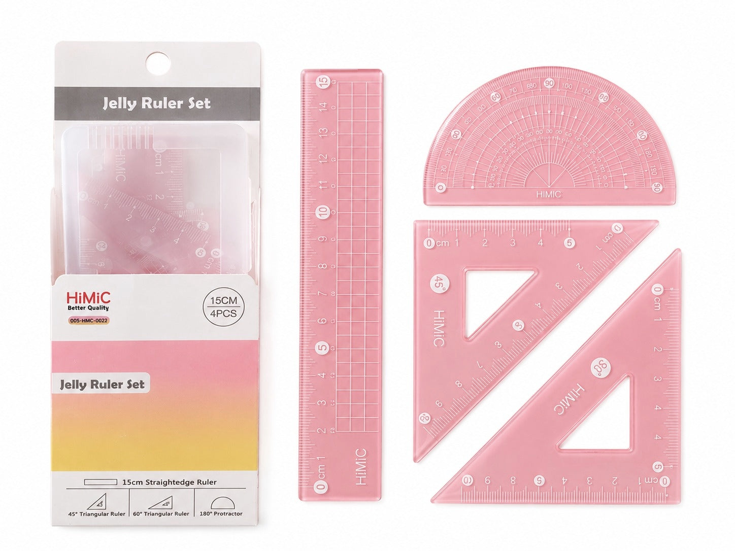 JELLY RULER SET OF 4