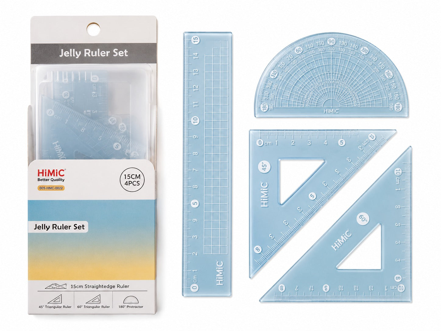 JELLY RULER SET OF 4