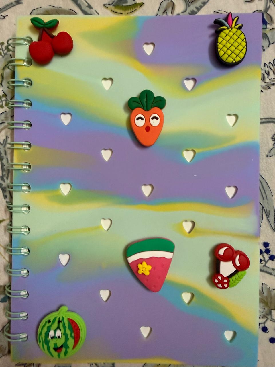CUTE DIARY WITH CHARMS