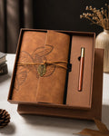 VINTAGE STYLE 2 IN ONE NOTEBOOK AND PEN SET