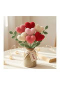 HEARTS CROCHET BOUQUET (ONLY BOUQUET) VASE NOT INCLUDED
