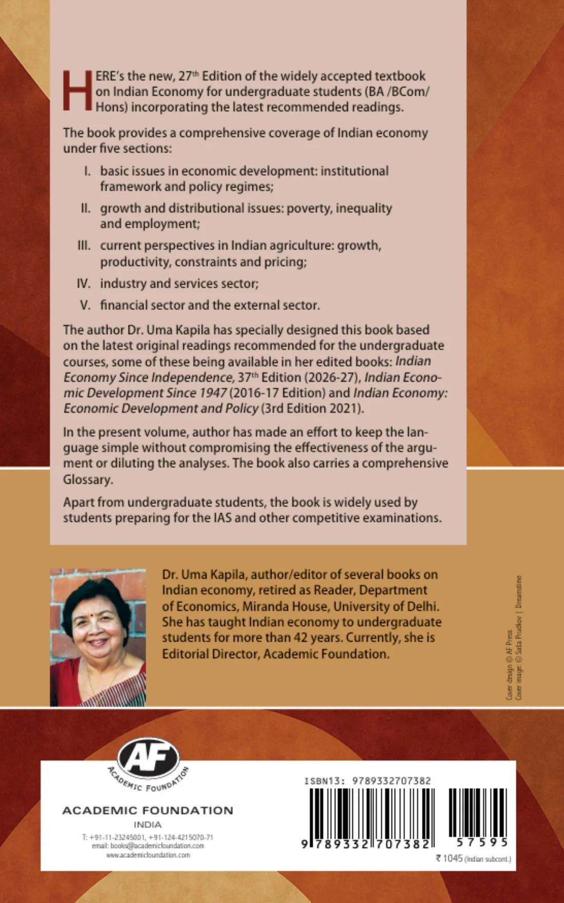 Indian Economy Performance and Policies 27th Edition Uma Kapila